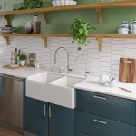 ALFI brand White 32" Smooth Apron Double Bowl Fireclay Farmhouse Kitchen Sink