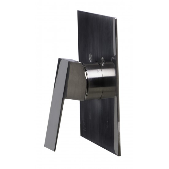 ALFI brand AB5501-BN Brushed Nickel Shower Valve Mixer with Square Lever Handle