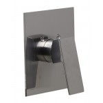 ALFI brand AB5501-BN Brushed Nickel Shower Valve Mixer with Square Lever Handle