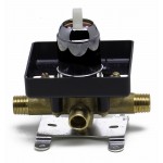 ALFI brand AB5501-BN Brushed Nickel Shower Valve Mixer with Square Lever Handle