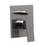 ALFI brandShower Valve Mixer with Square Lever Handle and Diverter