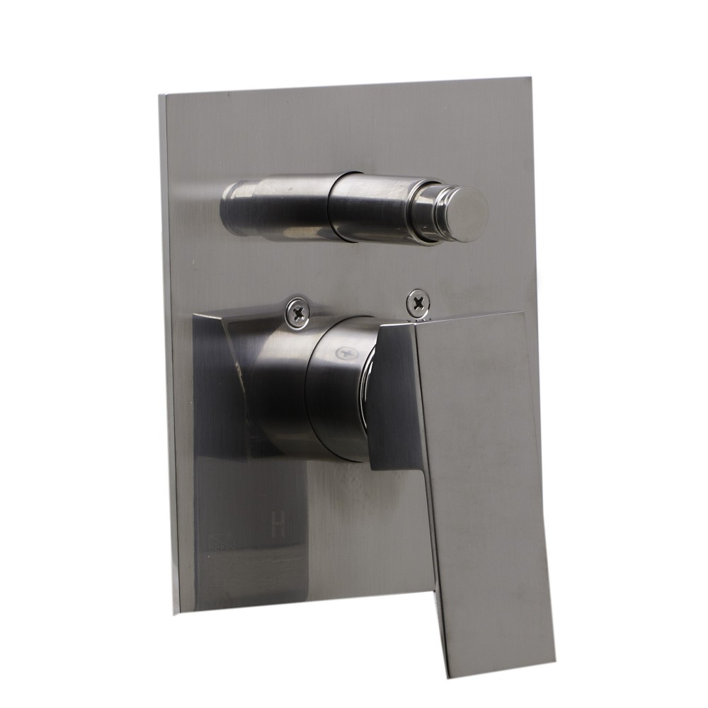 ALFI brandShower Valve Mixer with Square Lever Handle and Diverter ALFI brandShower Valve Mixer with Square Lever Handle and Diverter