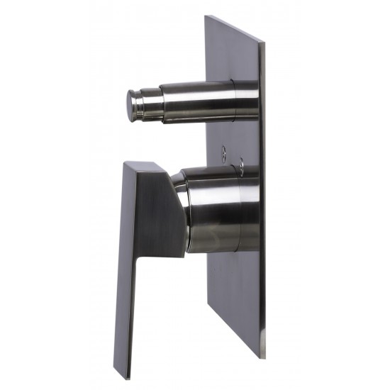ALFI brandShower Valve Mixer with Square Lever Handle and Diverter