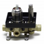 ALFI brandShower Valve Mixer with Square Lever Handle and Diverter