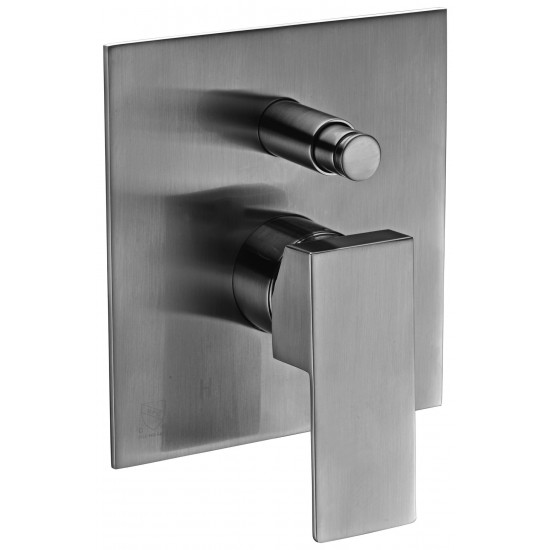 ALFI brandShower Valve Mixer with Square Lever Handle and Diverter