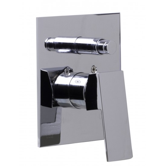 ALFI brand Shower Valve Mixer with Square Lever Handle and Diverter