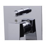 ALFI brand Shower Valve Mixer with Square Lever Handle and Diverter