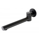 ALFI brand AB6601-BM Black Matte Round Foldable Tub Spout