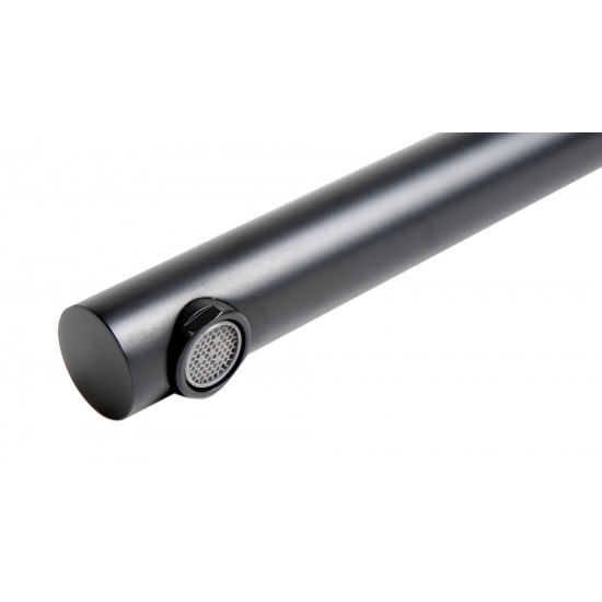 ALFI brand AB6601-BM Black Matte Round Foldable Tub Spout