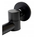 ALFI brand AB6601-BM Black Matte Round Foldable Tub Spout