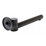 ALFI brand AB6601-BM Black Matte Round Foldable Tub Spout