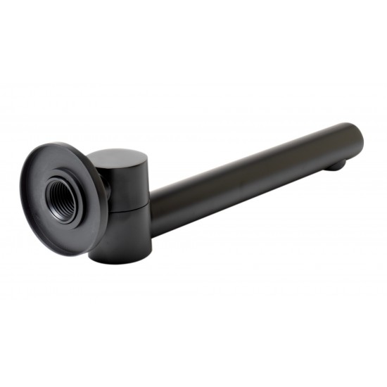 ALFI brand AB6601-BM Black Matte Round Foldable Tub Spout