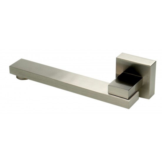 ALFI brand AB7701-BN Brushed Nickel Square Foldable Tub Spout