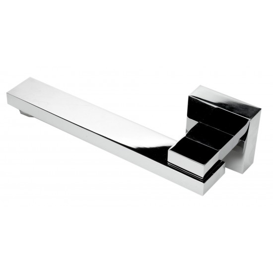 ALFI brand AB7701-PC Polished Chrome Square Foldable Tub Spout