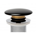 ALFI brand Ceramic Mushroom Top Pop Up Drain for Sinks without Overflow