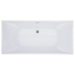 ALFI brand AB8840 67 inch Rectangular Acrylic Free Standing Soaking Bathtub