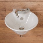 ALFI brand Polished Chrome Pop Up Drain for Bathroom Sink with Overflow