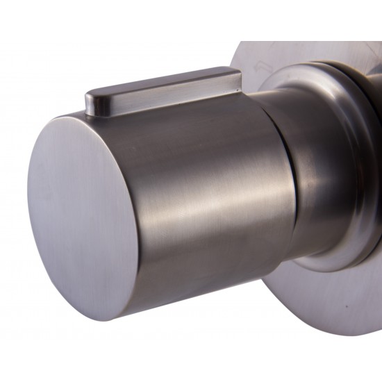 ALFI brand AB9101-BN Brushed Nickel Modern Round 3 Way Shower Diverter