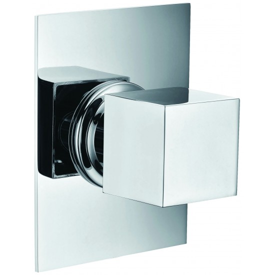 ALFI brand AB9209-PC Polished Chrome Modern Square 3 Way Shower Diverter