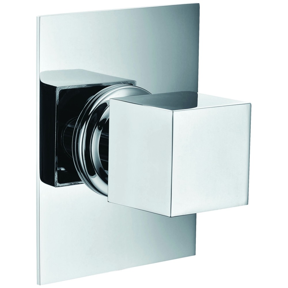 ALFI brand AB9209-PC Polished Chrome Modern Square 3 Way Shower Diverter ALFI brand AB9209-PC Polished Chrome Modern Square 3 Way Shower Diverter