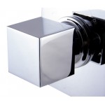 ALFI brand AB9209-PC Polished Chrome Modern Square 3 Way Shower Diverter