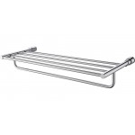 ALFI brand AB9523 Polished Chrome 24 inch Towel Bar & Shelf Bathroom Accessory