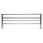 ALFI brand AB9523 Polished Chrome 24 inch Towel Bar & Shelf Bathroom Accessory