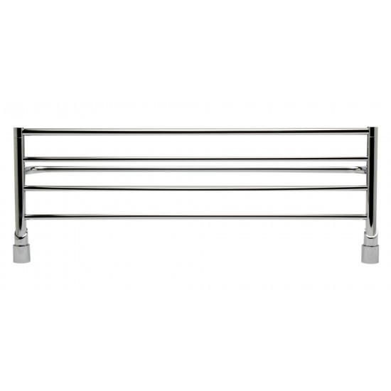 ALFI brand AB9523 Polished Chrome 24 inch Towel Bar & Shelf Bathroom Accessory