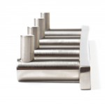 ALFI brand AB9528-BN Brushed Nickel Wall Mounted 4 Prong Robe / Towel Hook