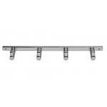 ALFI brand Wall Mounted 4 Prong Robe / Towel Hook Bathroom Accessory