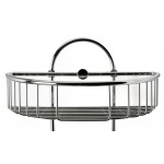 ALFI brand Wall Mounted Double Basket Shower Shelf Bathroom Accessory