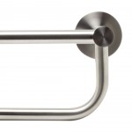 ALFI brand AB9538-BN Brushed Nickel 26 inch Towel Bar & Shelf Bathroom Accessory