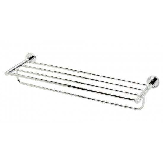 ALFI brand AB9538-PC 26 inch Towel Bar & Shelf Bathroom Accessory