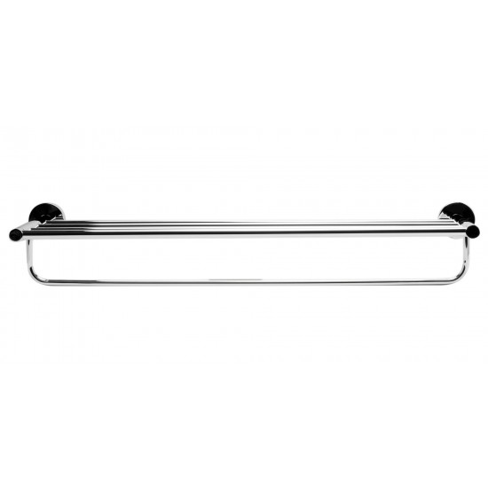 ALFI brand AB9538-PC 26 inch Towel Bar & Shelf Bathroom Accessory