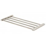 ALFI brand AB9539-BN Brushed Nickel 24 inch Towel Bar & Shelf Bathroom Accessory