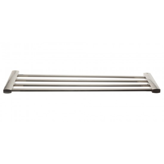 ALFI brand AB9539-BN Brushed Nickel 24 inch Towel Bar & Shelf Bathroom Accessory