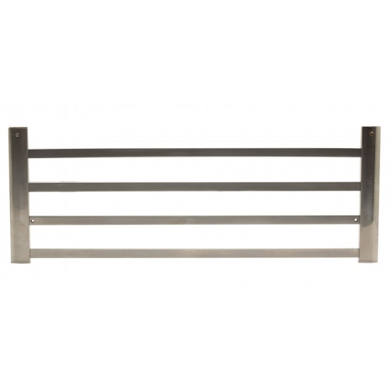 ALFI brand AB9539-BN Brushed Nickel 24 inch Towel Bar & Shelf Bathroom Accessory