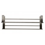 ALFI brand AB9564-BN Brushed Nickel 26 inch Towel Bar & Shelf Bathroom Accessory