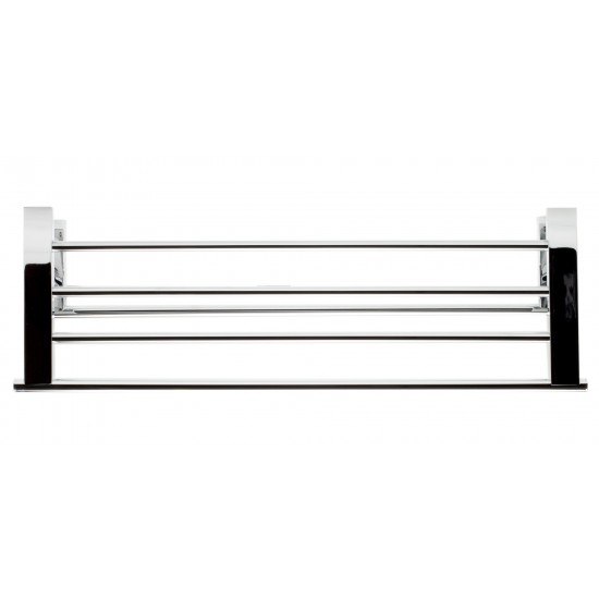 ALFI brand AB9564-PC 26 inch Towel Bar & Shelf Bathroom Accessory