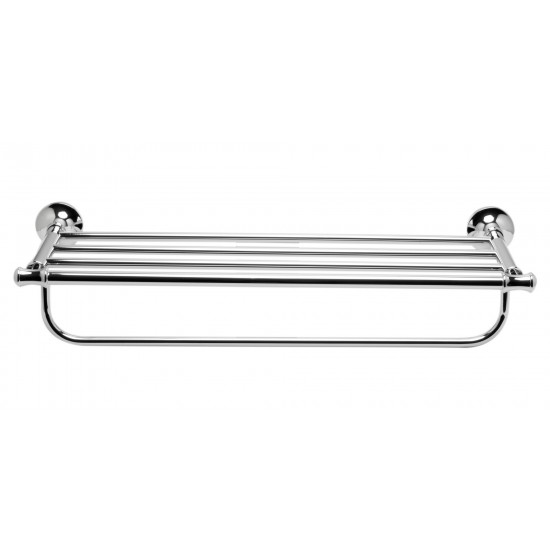 ALFI brand AB9583 Polished Chrome 23 inch Towel Bar & Shelf Bathroom Accessory