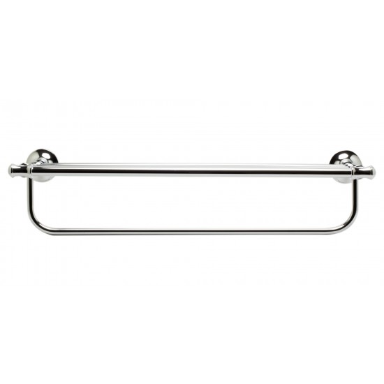 ALFI brand AB9583 Polished Chrome 23 inch Towel Bar & Shelf Bathroom Accessory