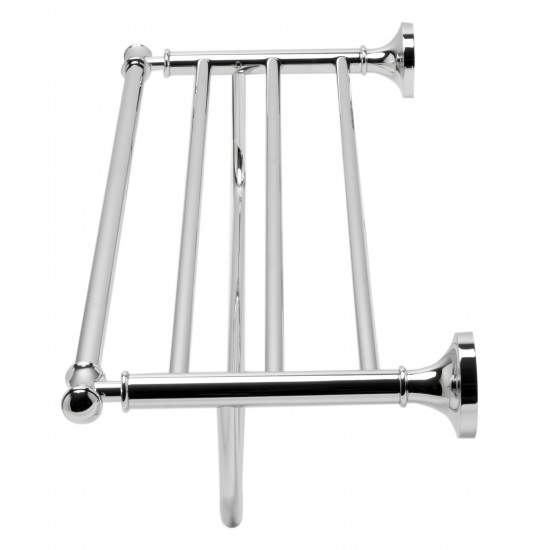 ALFI brand AB9583 Polished Chrome 23 inch Towel Bar & Shelf Bathroom Accessory