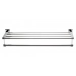 ALFI brand AB9596 Polished Chrome 24 inch Towel Bar & Shelf Bathroom Accessory