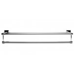 ALFI brand AB9596 Polished Chrome 24 inch Towel Bar & Shelf Bathroom Accessory