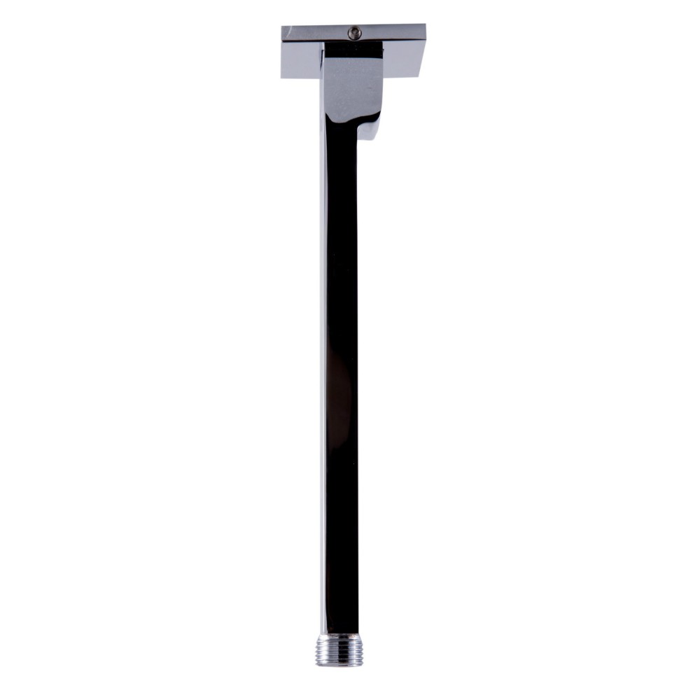 ALFI brand AB9SC-PC Polished Chrome 9" Modern Square Ceiling Mounted Shower Arm
