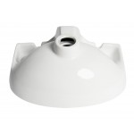 ALFI brand ABC118 White 14" Small Wall Mounted Ceramic Sink with Faucet Hole