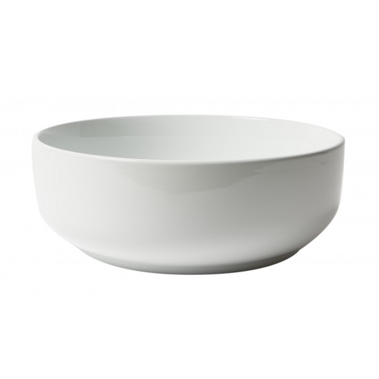 ALFI brand ABC907-W White 15" Round Above Mount Ceramic Sink
