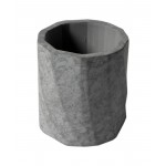 ALFI brand ABCO1019 4 Piece Solid Concrete Gray Matte Bathroom Accessory Set