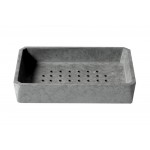 ALFI brand ABCO1023 7 Piece Solid Concrete Gray Matte Bathroom Accessory Set