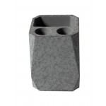 ALFI brand ABCO1023 7 Piece Solid Concrete Gray Matte Bathroom Accessory Set